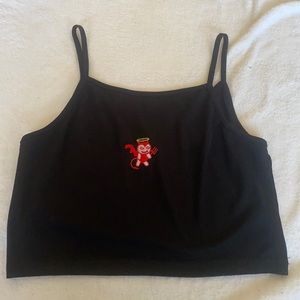 lil devil crop top